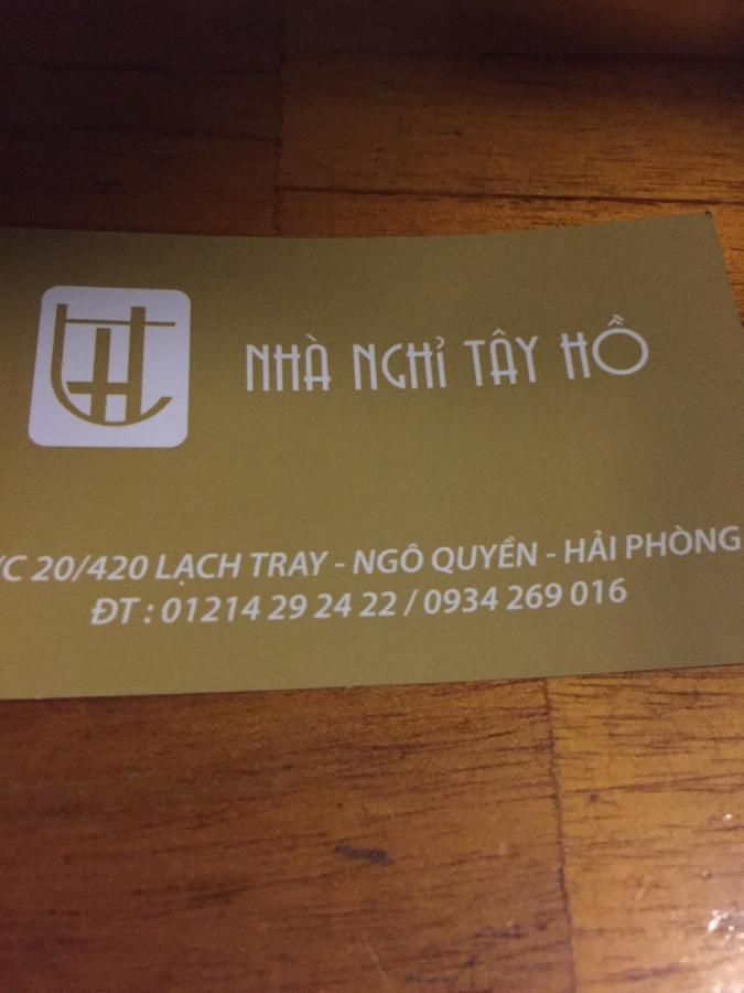 Motel Tay Ho Hai Phong Exteriér fotografie